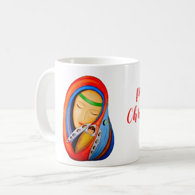 Caneca De Café Clássico Mug Feliz Natal (Frente Esquerda)
