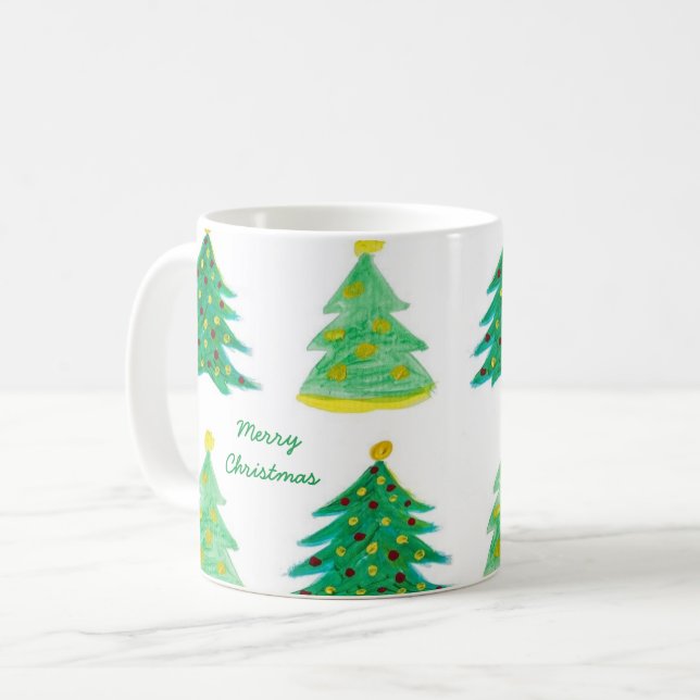 Caneca De Café Clássico Mug Feliz Natal (Frente Esquerda)