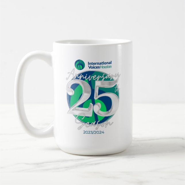 Caneca De Café Clássico Mug - Logotipo de 25 do IVH (Esquerda)
