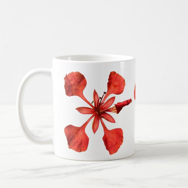 Caneca De Café Clássico Mug Royal Poinciana (Esquerda)