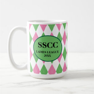 Caneca De Café Clássico Mulheres da Liga de Golfe Coffee Mug