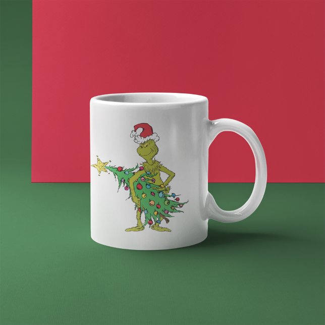 Caneca De Café Clássico O Grinch | Malvado (Criador carregado)