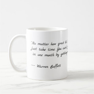 Caneca De Café Clássico Warren Buffet Mug em Talento