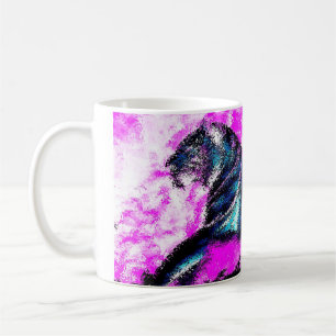 Caneca De Café Clássico White Mug com obra de arte "tigre" da AOM