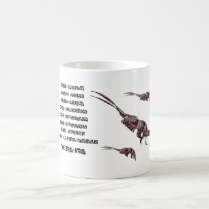 Caneca De Café Classificação científica para o krill brill 