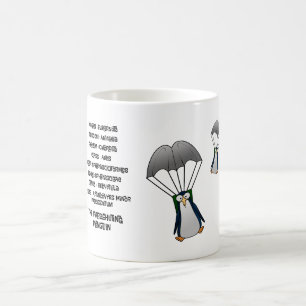 Caneca De Café Classificação científica para o pinguim de paraque