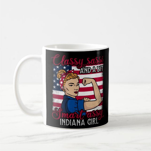 Caneca De Café Classy Sassi E Um Pouco Smart Assi Indiana Girl (Esquerda)