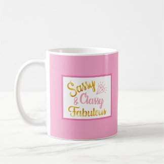 Caneca De Café Classy Sassy Fabulous 