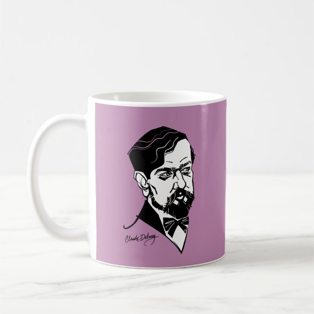 Caneca De Café Claude Debussy (Esquerda)