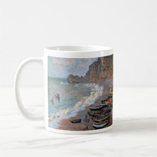 Caneca De Café Claude Monet - A praia em Etretat