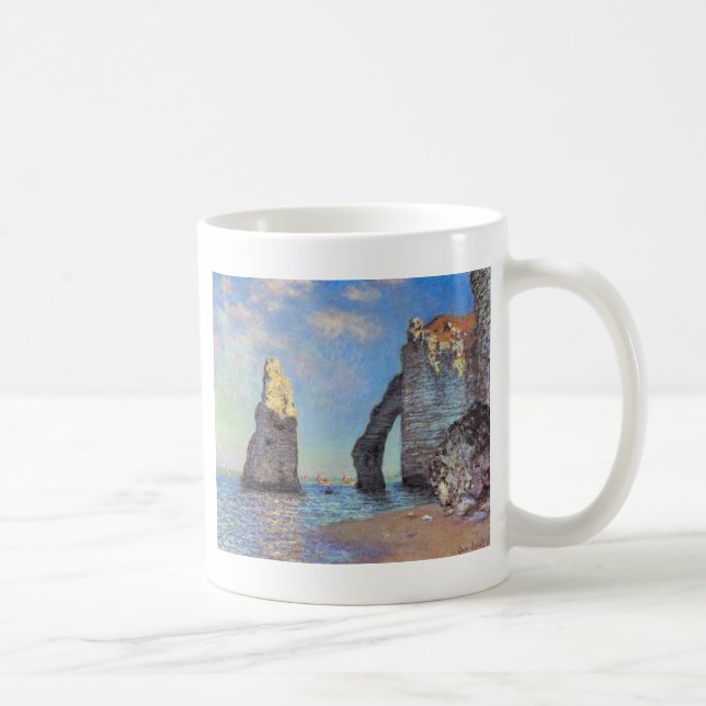 Caneca De Café Claude Monet // As algemas de Etretat (Direita)