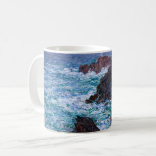 Caneca De Café Claude Monet - As Rochas de Belle-Ile, Costa Selva