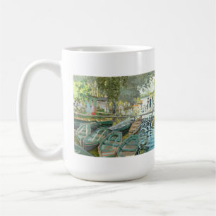 Caneca De Café Claude Monet. Banhistas em La Grenouillère