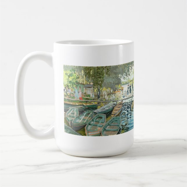 Caneca De Café Claude Monet. Banhistas em La Grenouillère (Esquerda)