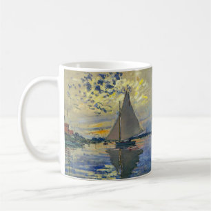 Caneca De Café Claude Monet - Barco à vela em Le Petit-Gennevilli