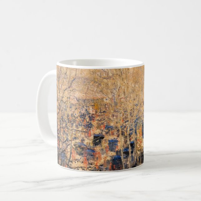 Caneca De Café Claude Monet - Boulevard des Capucines, Paris (Frente Esquerda)