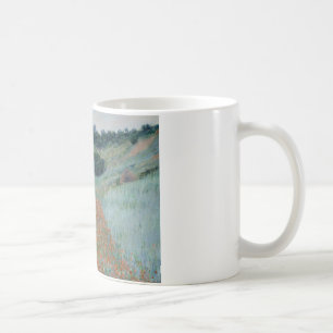 Caneca De Café Claude Monet - campo da papoila em um Givern