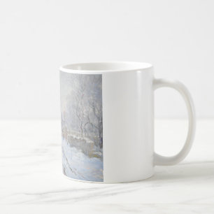 Caneca De Café Claude Monet - Cena de Neve na Argentina