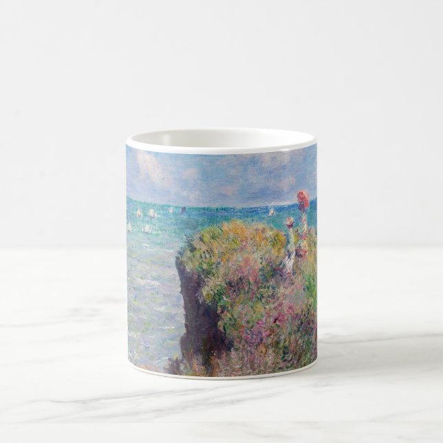 Caneca De Café Claude Monet - Cliff Walk em Pourville (Centro)
