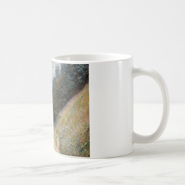Caneca De Café Claude Monet - Estrada em La Cavée, Pourville (Direita)
