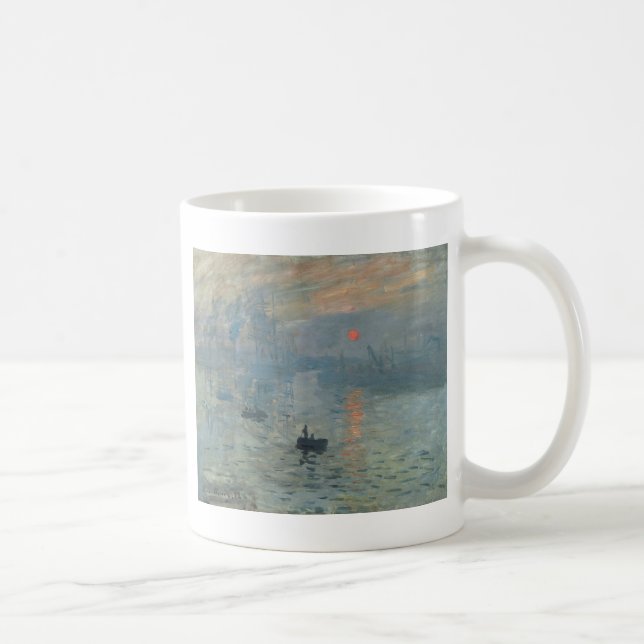 Caneca De Café Claude Monet, impressão, soleil levant (Direita)