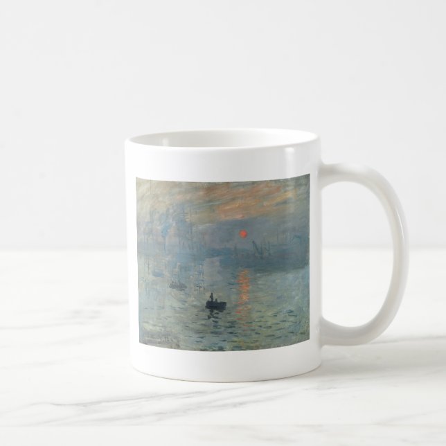 Caneca De Café Claude Monet Impression Sunrise Soleil Levant (Direita)