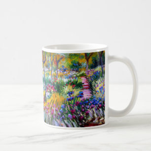 Caneca De Café Claude Monet: Iris Garden por Giverny