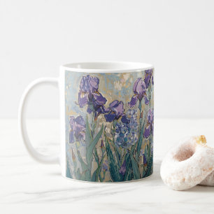 Caneca De Café Claude Monet - Íris Lilases / Iris Mauves