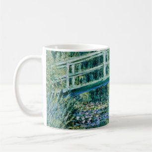 Caneca De Café Claude Monet - Lírios De Água E Ponte Japonesa