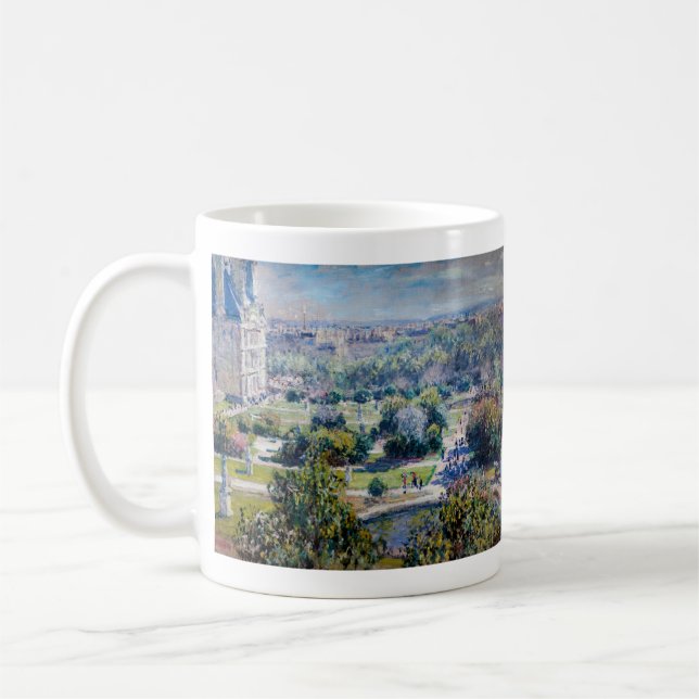 Caneca De Café Claude Monet - O Jardim das Tuilarias (Esquerda)