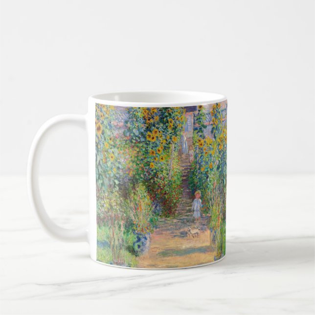 Caneca De Café Claude Monet - O Jardim do Artista em Vetheuil (Esquerda)