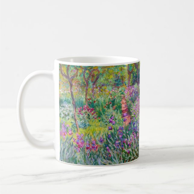 Caneca De Café Claude Monet - O Jardim Íris de Giverny (Esquerda)