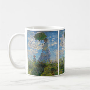 Caneca De Café Claude Monet - O Promenade, Mulher com Parasol