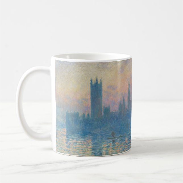 Caneca De Café Claude Monet Parlamento Europeu Sunset (Esquerda)