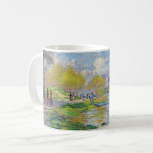 Caneca De Café Claude Monet - Primavera à beira do Sena