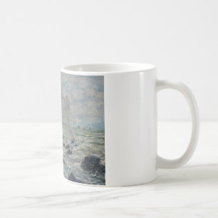 Caneca De Café Claude Monet - Redes de pesca em Pourville