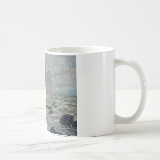 Caneca De Café Claude Monet - Redes de pesca em Pourville (Direita)