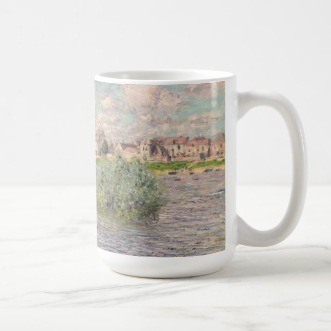 Caneca De Café Claude Monet | Seine em Lavacourt (Direita)