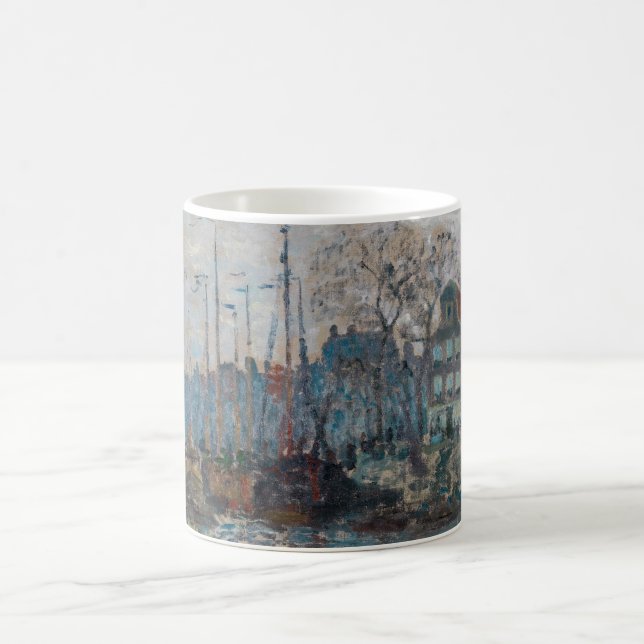 Caneca De Café Claude Monet - Vista de Amesterdã (Centro)