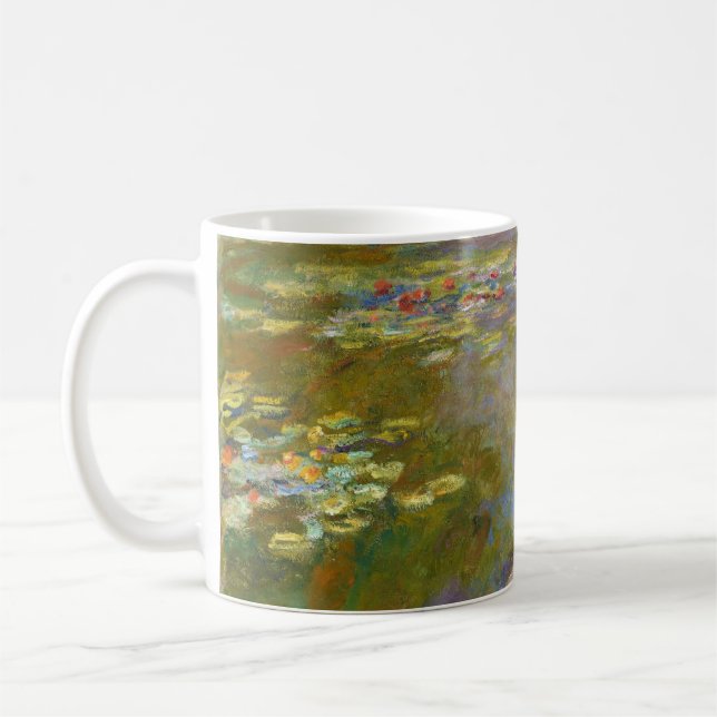 Caneca De Café Claude Monet - Water Lily Pond 1917 (Esquerda)