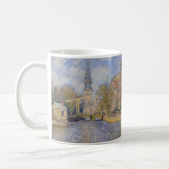 Caneca De Café Claude Monet - Windmills perto de Zaandam (Esquerda)
