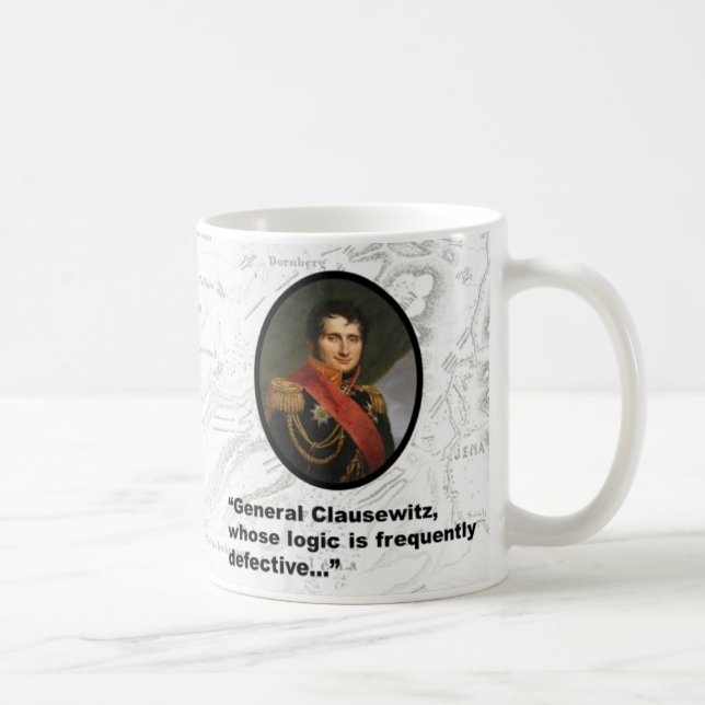 Caneca De Café Clausewitz e Jomini diaram-se… (Direita)