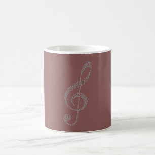Caneca De Café clave tripla