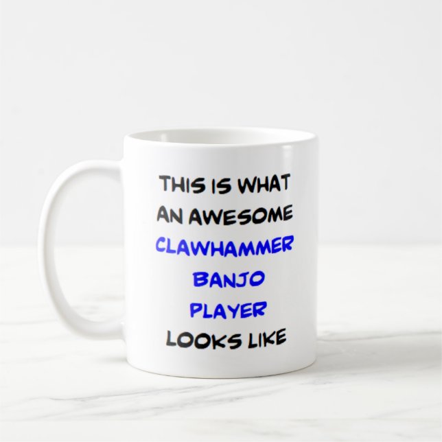 Caneca De Café clawhammer banjo player, incrível (Esquerda)