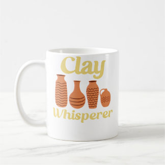 Caneca De Café Clay Whisperer Ceramic Funny Pottery