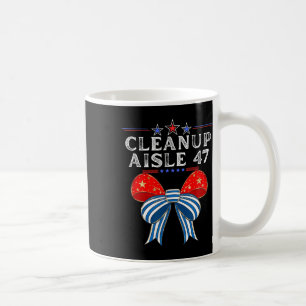 Caneca De Café Cleanup Aisle 47 Anti-trump Politica Satire Patri
