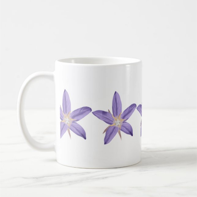 Caneca De Café Clematis Flower Impressão Mug (Esquerda)