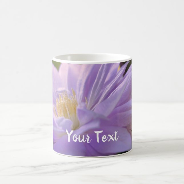 Caneca De Café Clematis Flower Personalizada (Centro)