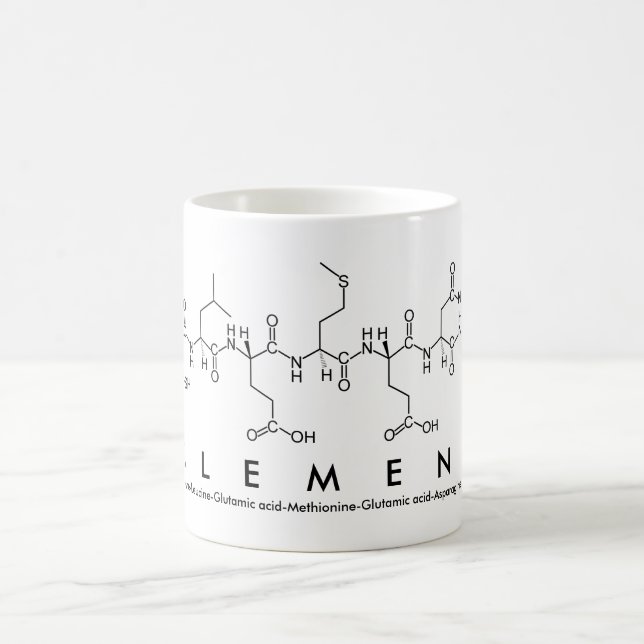 Caneca De Café Clemens peptide name mug (Centro)