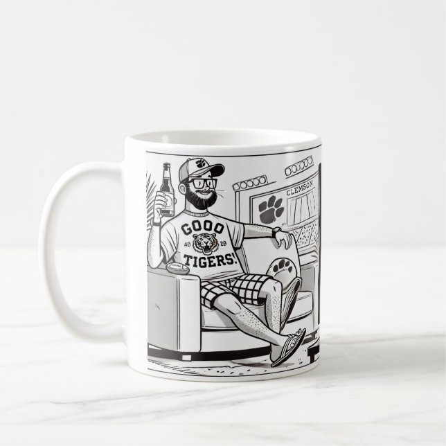 Caneca De Café Clemson Tigers Mug (Esquerda)